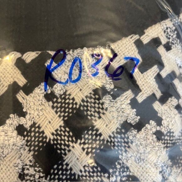 Renee C. Wool Blend Tweed Houndstooth Mini Dress Cowl Neck Size Large Black Wht - Picture 10 of 10